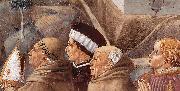 GOZZOLI, Benozzo Scenes from the Life of St Francis (detail of scene 7, south wall) gh oil painting reproduction